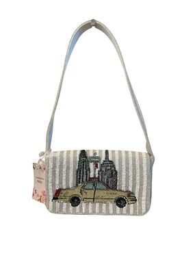 NWT Beaded City Taxi Shoulder Bag